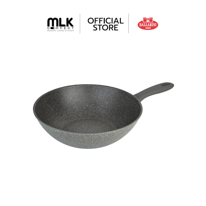 กระทะทรงลึกวอค BALLARINI NON- STICK อะลูมิเนี่ยม รุ่น MURANO 30 ซม. สีเทา N75002937_0
